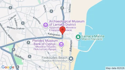 Kontorlokaler til salg i Larnaca - kort over placeringen