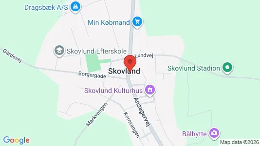 Commercial properties for rent i Ansager - kort over placeringen