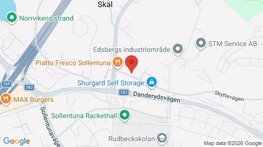Büros zur Miete i Sollentuna - kort over placeringen