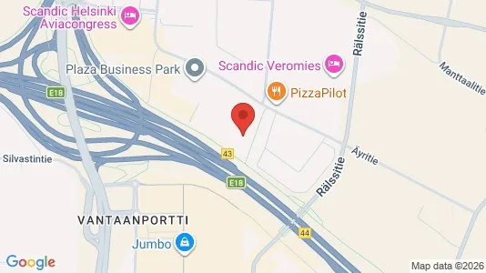Office spaces for rent i Vantaa - kort over placeringen
