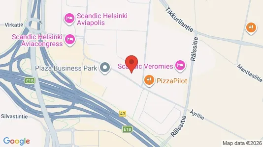 Büros zur Miete i Vantaa - kort over placeringen