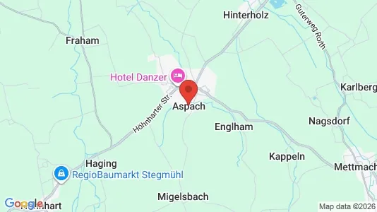 Werkstätte zur Miete i Aspach - kort over placeringen
