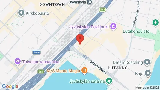 Office spaces for rent i Jyväskylä - kort over placeringen