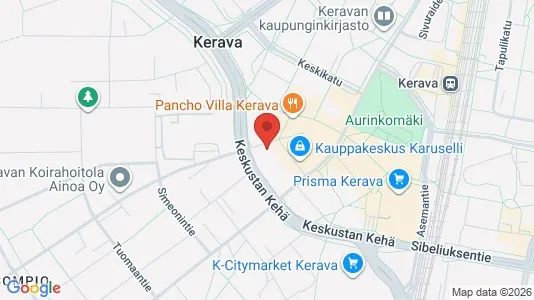 Lokale biurowe Do wynajęcia i Kerava - kort over placeringen