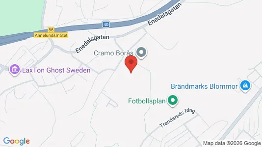 Commercial properties for sale i Borås - kort over placeringen