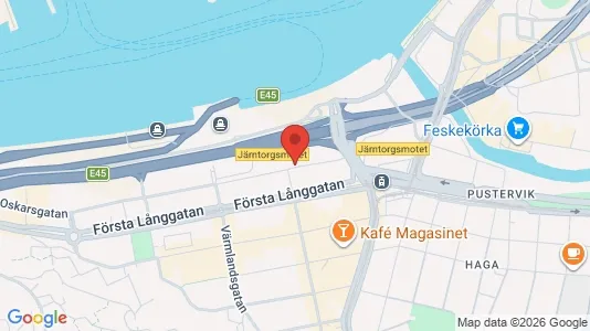 Kontorlokaler til leje i Gøteborg Centrum - kort over placeringen