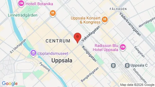 Office spaces for rent i Uppsala - kort over placeringen