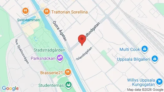 Büros zur Miete i Uppsala - kort over placeringen