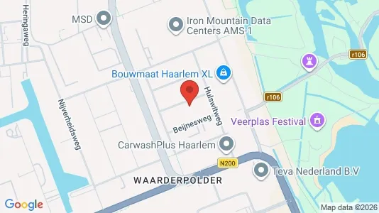 Lokaler til leje i Haarlem - kort over placeringen