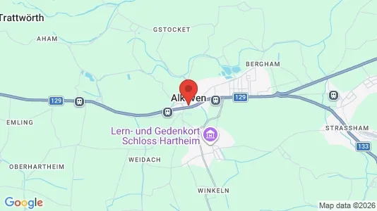 Commercial properties for sale i Alkoven - kort over placeringen