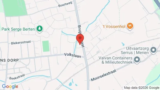 Gewerbeflächen zur Miete i Menen - kort over placeringen