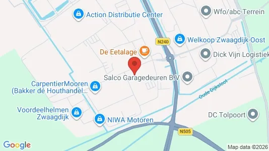 Gewerbeflächen zur Miete i Medemblik - kort over placeringen