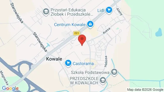 Kontorslokaler för uthyrning i Gdańsk - kort over placeringen