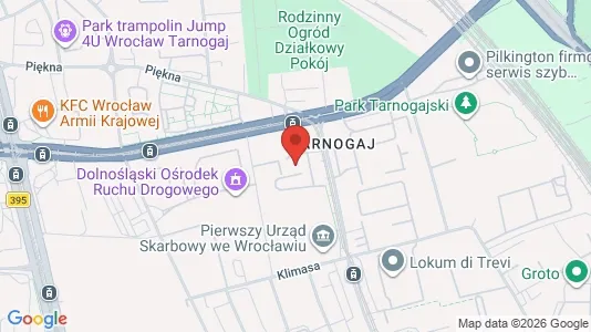 Kantorruimte te huur i Wrocław - kort over placeringen