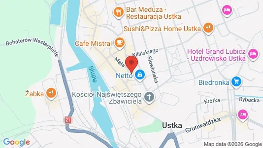 Büros zur Miete i Słupski - kort over placeringen