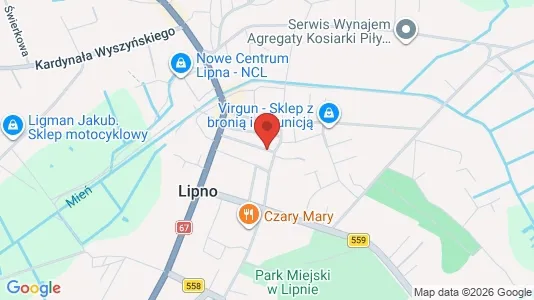Büros zur Miete i Lipnowski - kort over placeringen