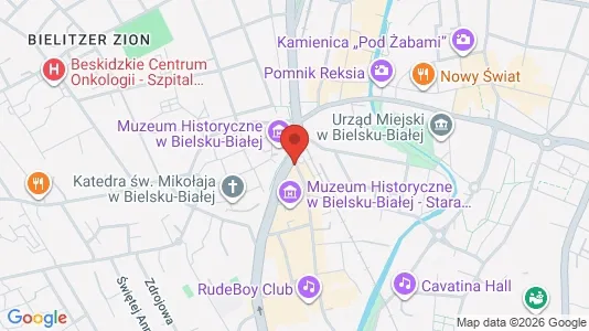 Büros zur Miete i Bielsko-Biała - kort over placeringen