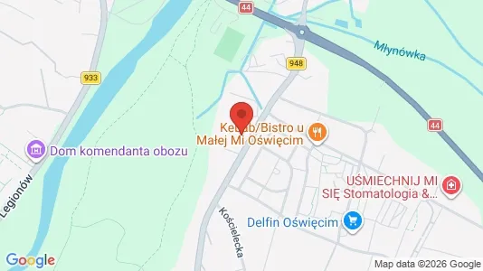 Office spaces for rent i Oświęcimski - kort over placeringen