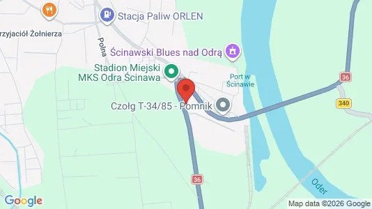 Kontorer til leie i Lubiński - kort over placeringen