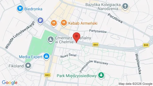 Kontorlokaler til leje i Chełm - kort over placeringen