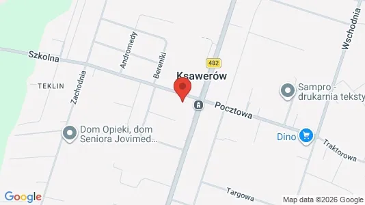 Office spaces for rent i Pabianicki - kort over placeringen