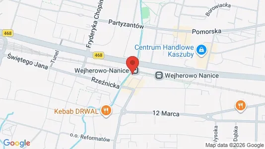 Lokale biurowe Do wynajęcia i Wejherowski - kort over placeringen
