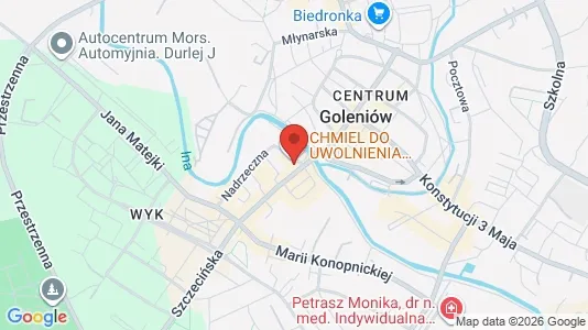 Office spaces for rent i Goleniowski - kort over placeringen
