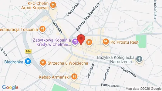 Lokale biurowe Do wynajęcia i Chełm - kort over placeringen