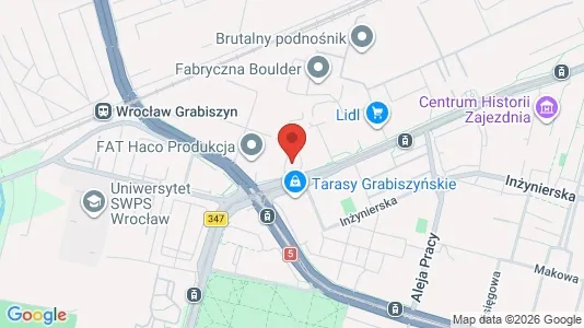 Lokale biurowe Do wynajęcia i Wrocław - kort over placeringen
