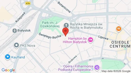 Büros zur Miete i Białystok - kort over placeringen
