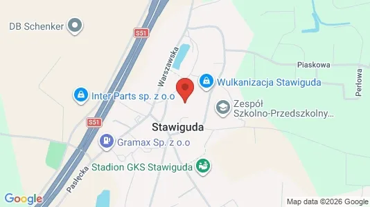Büros zur Miete i Olsztyński - kort over placeringen