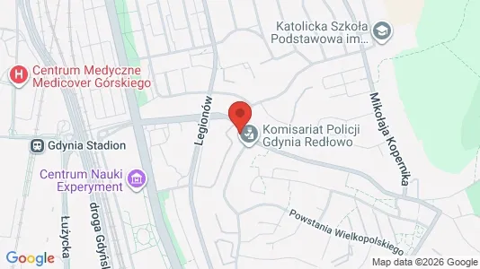 Office spaces for rent i Gdynia - kort over placeringen