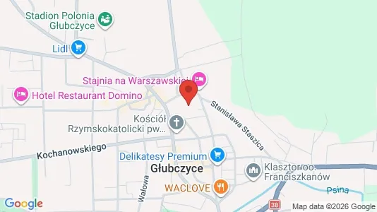 Büros zur Miete i Głubczycki - kort over placeringen