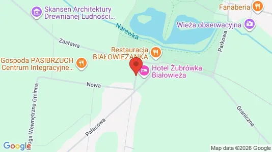 Espacios de oficina En alquiler i Hajnowski - kort over placeringen