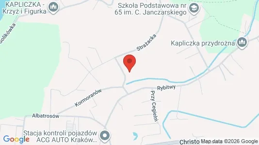 Büros zur Miete i Krakau Podgórze - kort over placeringen