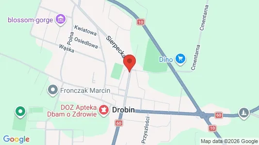 Büros zur Miete i Płocki - kort over placeringen