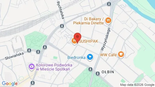 Büros zur Miete i Wrocław - kort over placeringen