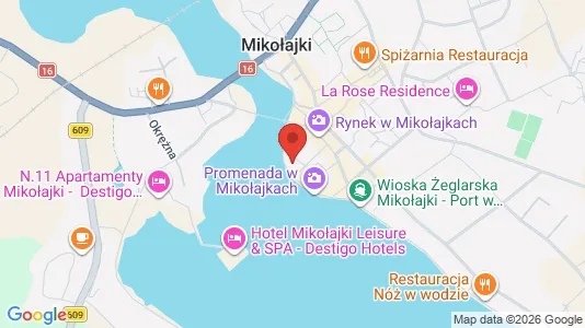Kantorruimte te huur i Mrągowski - kort over placeringen