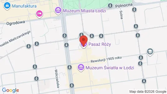 Büros zur Miete i Łódź - kort over placeringen