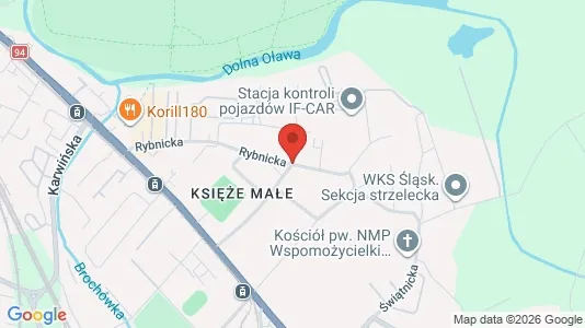 Office spaces for rent i Wrocław - kort over placeringen