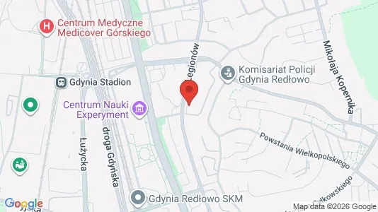 Lokale biurowe Do wynajęcia i Gdynia - kort over placeringen