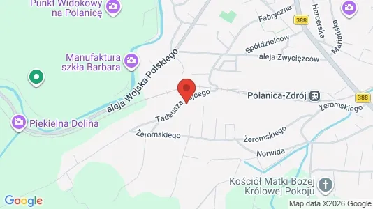 Office spaces for rent i Kłodzki - kort over placeringen
