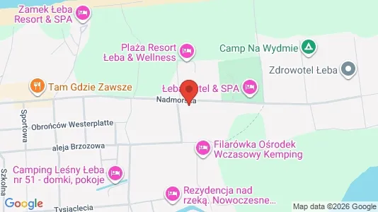 Office spaces for rent i Lęborski - kort over placeringen