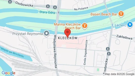 Lokale biurowe Do wynajęcia i Wrocław - kort over placeringen