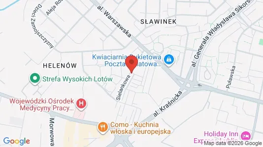 Kontorlokaler til leje i Lublin - kort over placeringen
