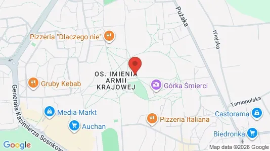Kontorlokaler til leje i Opole - kort over placeringen