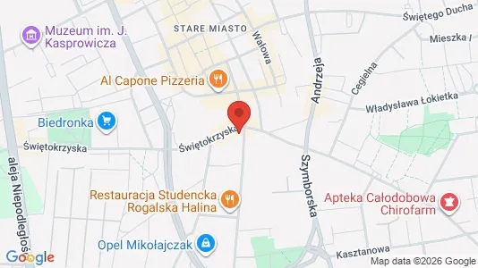Büros zur Miete i Inowrocławski - kort over placeringen
