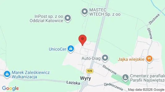 Office spaces for rent i Mikołowski - kort over placeringen
