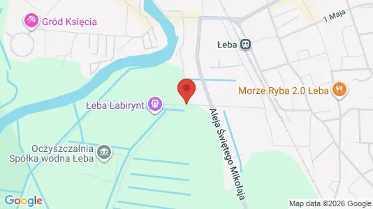 Kontorlokaler til leje i Lęborski - kort over placeringen