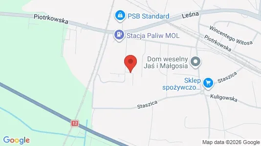 Espacios de oficina En alquiler i Opoczyński - kort over placeringen